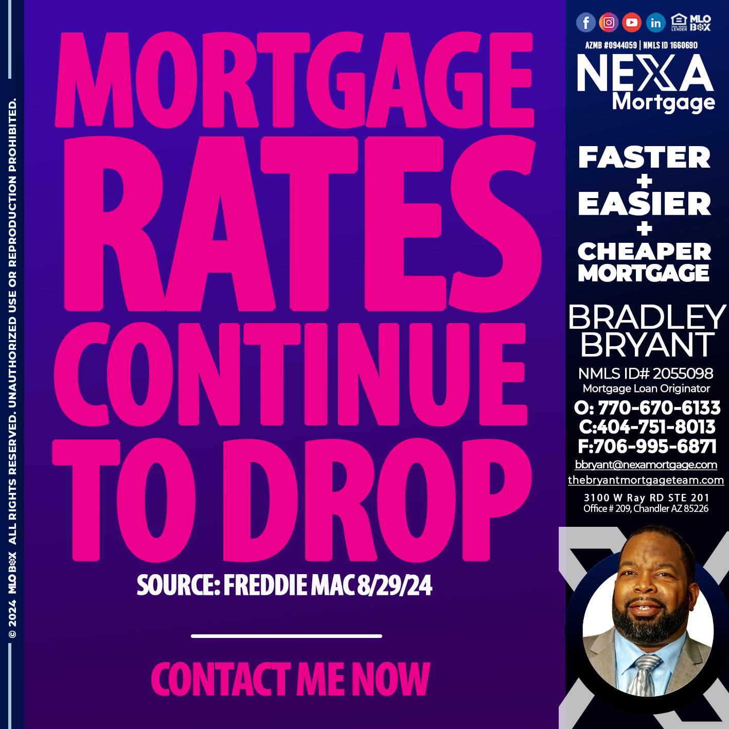 MORTGAGE RATES - Bradley Bryant -Mortgage Loan Originator