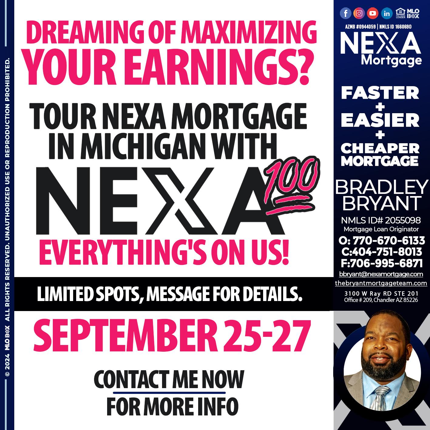 NEXA 100 - Bradley Bryant -Mortgage Loan Originator